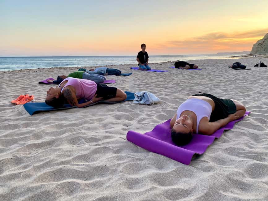 Lagos: Ocean Calm | Beach Yoga & Handpan Sound Journey - Where to meet: Forte Ponta da Bandeira, next to Praia da Batata