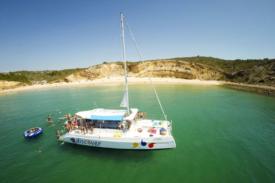 Lagos: Piedade Caves & Coastline - Catamaran - The Praia da Luz Swim Stop: The Part That Changes the Whole Trip