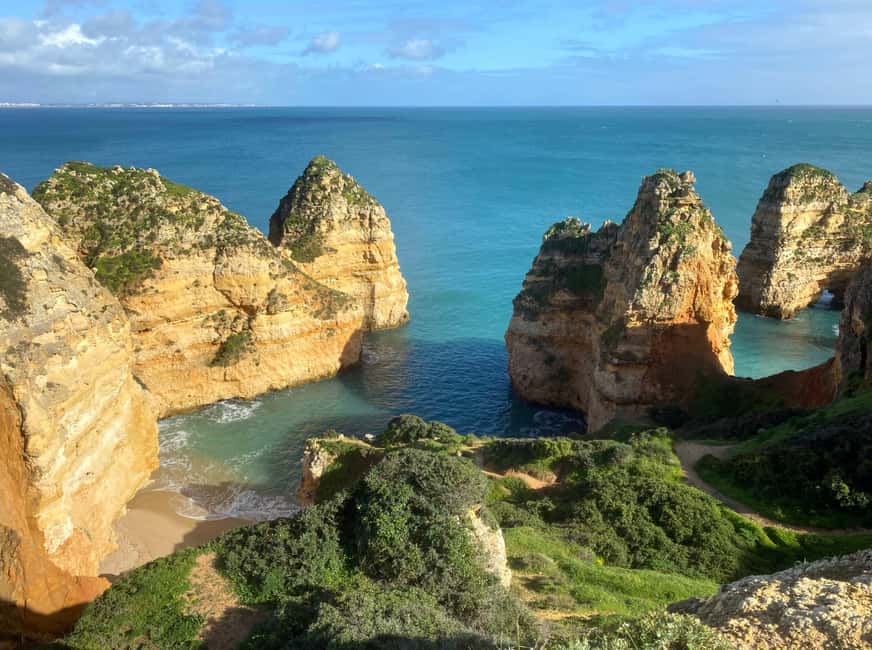 Lagos: Stretch Horizons | Coastal Hike & Yoga - The cliff-top walk and the boardwalk section, built for real strolling