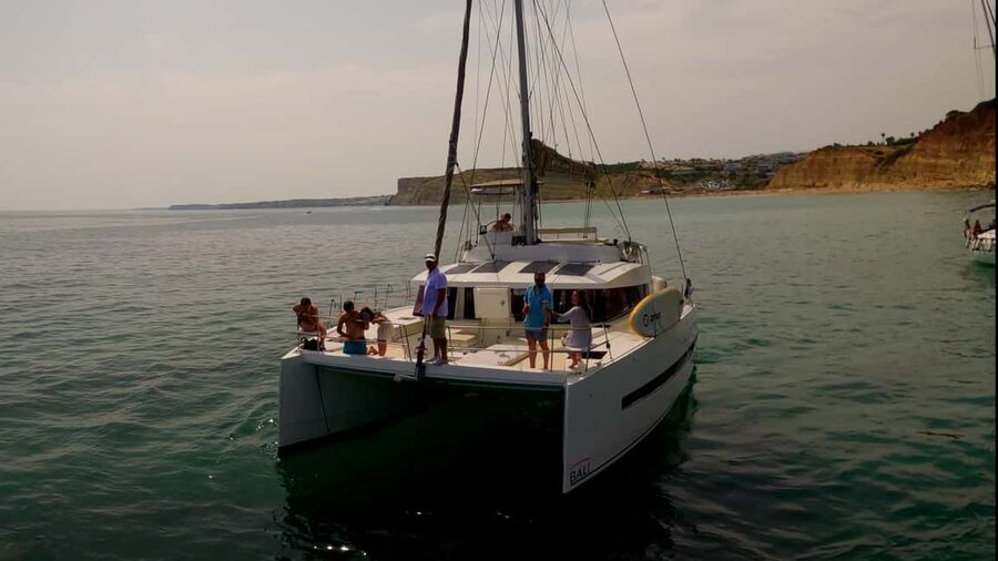 Lagos: Sunset Catamaran Cruise with Welcome Drink - Sailing route highlights: from golden beaches to Ponta da Piedade