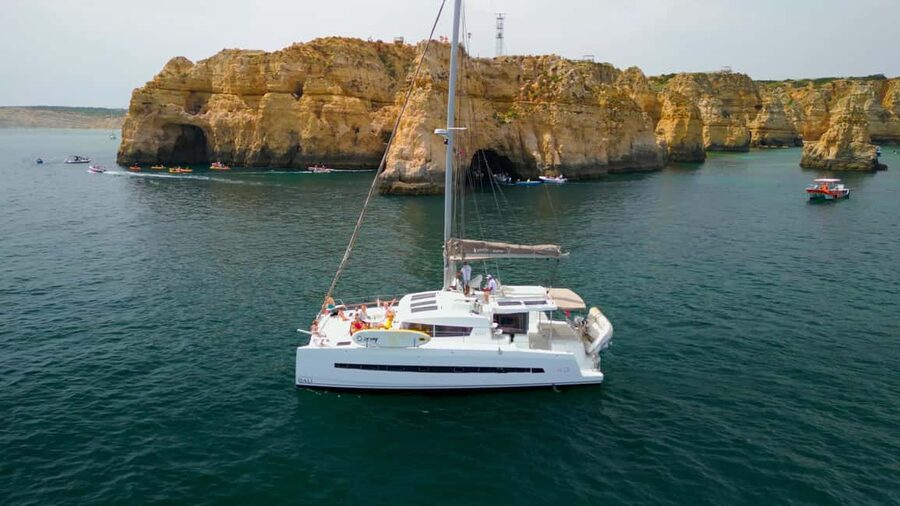 Lagos: Sunset Catamaran Cruise with Welcome Drink - Best for couples, birthdays, and people who like things calm