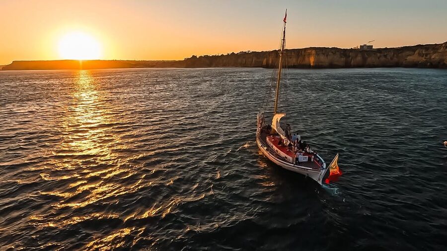 Lagos: Sunset Sail aboard a Traditional Boat with Prosecco - Group Energy: When the Boat Feels Like a Party