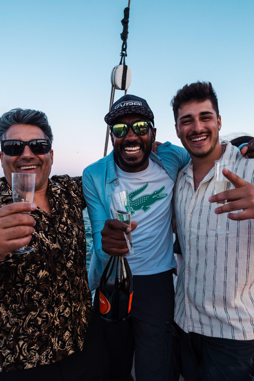 Lagos: Sunset Sail aboard a Traditional Boat with Prosecco - Welcome Prosecco and the Outbound Calm