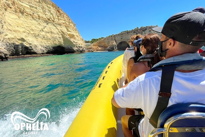 Magical Benagil Cave Cruise - Praia da Marinha: a beach stop that changes the mood