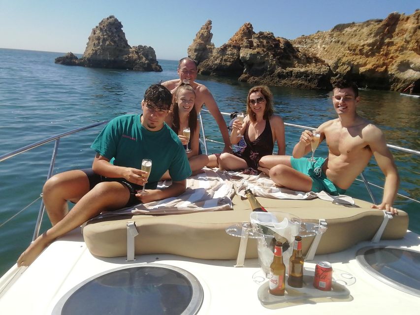 Morning/Afternoon Luxury Yacht Cruise with Drinks and Snacks - Alvor from the water: beaches, calmer water, and easy swimming time