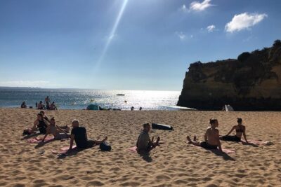 Morning or Sunrise Beach Yoga in Lagos by el Sol Lifestyle