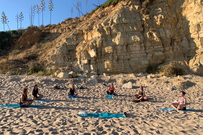 Morning or Sunrise Beach Yoga in Lagos by el Sol Lifestyle - Price, Yoga Mat, and Small-Group Value