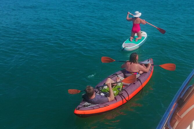 Morning private charter with drinks tapas, paddle boards &kayak - Paddle boards and kayak time: the fun part, and who it suits