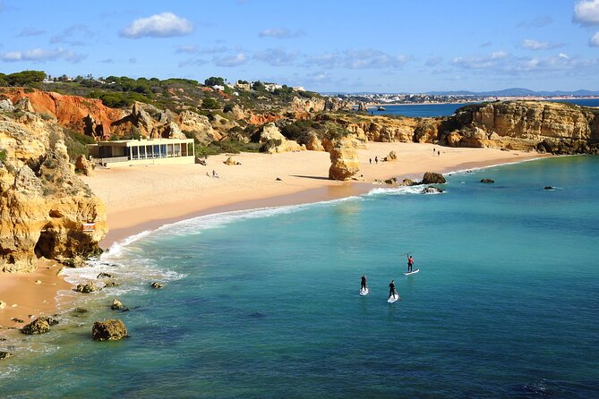 Paddle & Explore: Albufeira SUP Tour - Meeting at the São Rafael beach entrance and getting your gear sorted