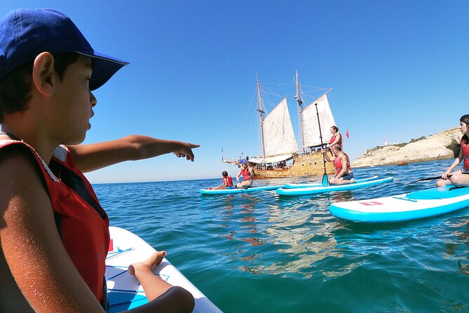 Paddleboarding adventure at Benagil caves - Guides Bruno and Fabio: safety, patience, and real explanations