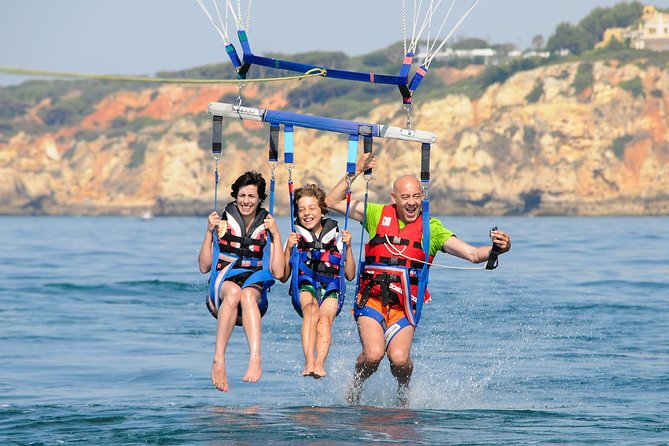 Parasailing from Albufeira Marina by Boat - Entering the right mindset at Albufeira Marina