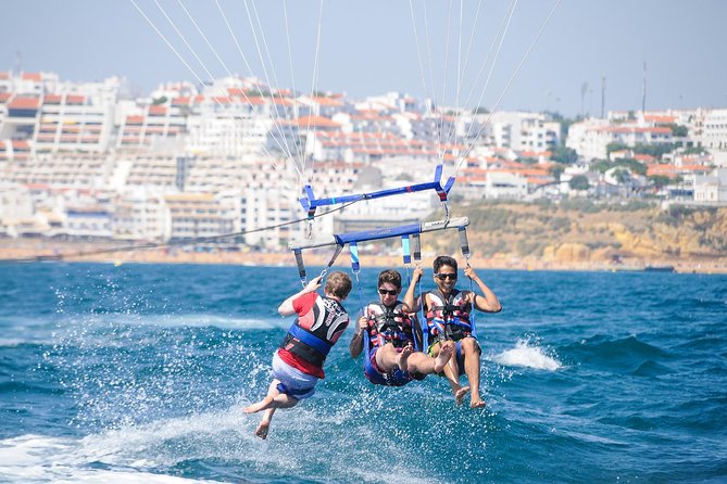 Parasailing from Albufeira Marina by Boat - Boat time matters, because that is where the day wins points