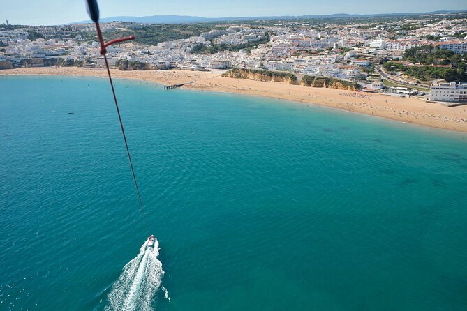 Parasailing from Albufeira Marina by Boat - Crew professionalism: the difference between scary and safe