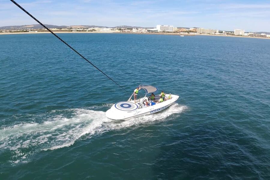 Parasailing Vilamoura - The cruise along the Algarve: views you get before you fly