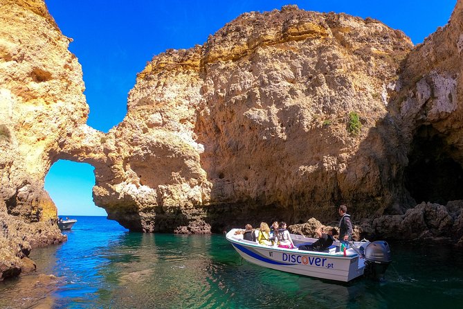 Ponta da Piedade Boat Tour to Caves and Beaches with Local Guide - D. Ana beach and Camilo: two classic Algarve moments from the water