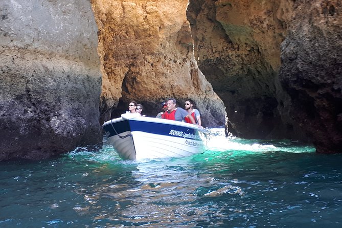 Ponta da Piedade Coastal Tour in Lagos, Algarve - Starting at Lagos Marina, then Pointing the Bow at the Cliffs