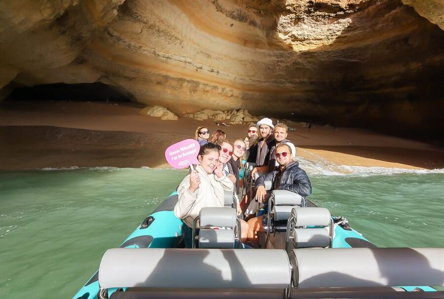 Portimão: Benagil Cave and Praia de Marinha Boat Tour - Dolphins, Guide Humor, and How the Crew Keeps Things Moving