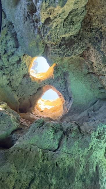 Portimão: Benagil Caves and Algarve Coast - Praia da Marinha and the 10-minute swim: where to make it count