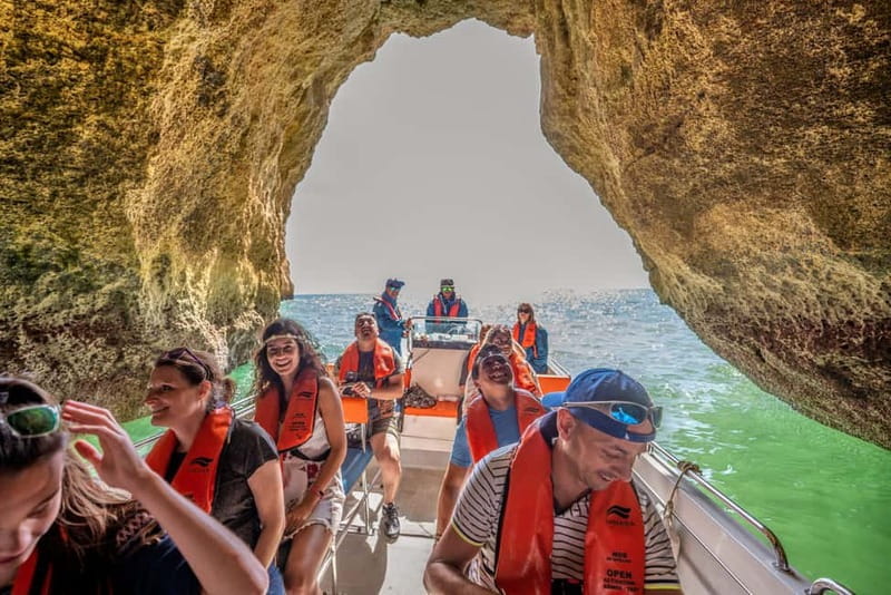 Portimão: Benagil Caves and Coastline Boat Tour - Clube Naval de Portimão, where the 2-hour ride actually begins