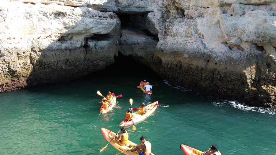 Portimão: Benagil Caves Speedboat and Kayak Guided Tour - Swim time and photo spots: when the day turns into a memory