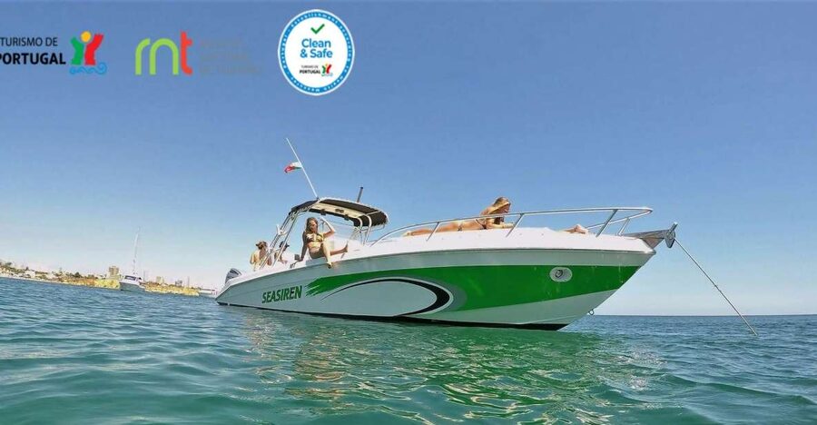 Portimão: Private Benagil Cave Boating Tour - The Cave and Beach Hopping Route: Vale Centeanes, Carvalho, Benagil, Marinha