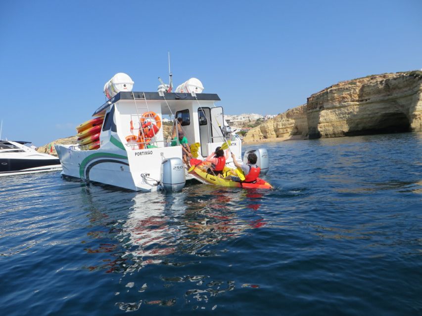 Portimão: Private Benagil Caves Catamaran and Kayak Tour - Price, value, and who pays $1,060 per group