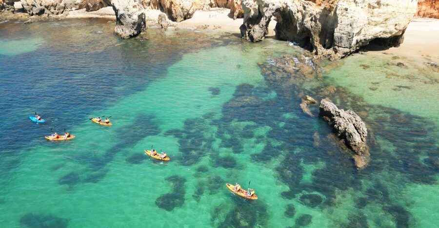 Portimão: Small Group Kayak Cave and Cliff Tour - Meeting at Praia do Vau, Then Finding the Launch Point