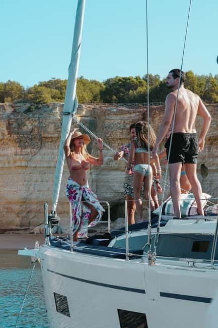 Portimao: Sunset Luxury Sail-Yacht Cruise - What to bring: shoes, drinks, and the onboard rules