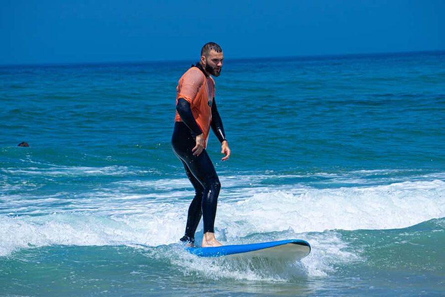 Praia da Rocha Surf Lesson - Sand drills that actually show up on the wave