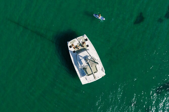 Private Catamaran Tour Lagos Coast and Ponta da Piedade - Private catamaran cruising out of Lagos, Algarve