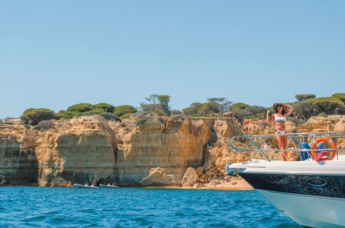 Private Half Day Algarve Yacht Charter - The long cruising stretch from São Rafael to Senhora da Rocha