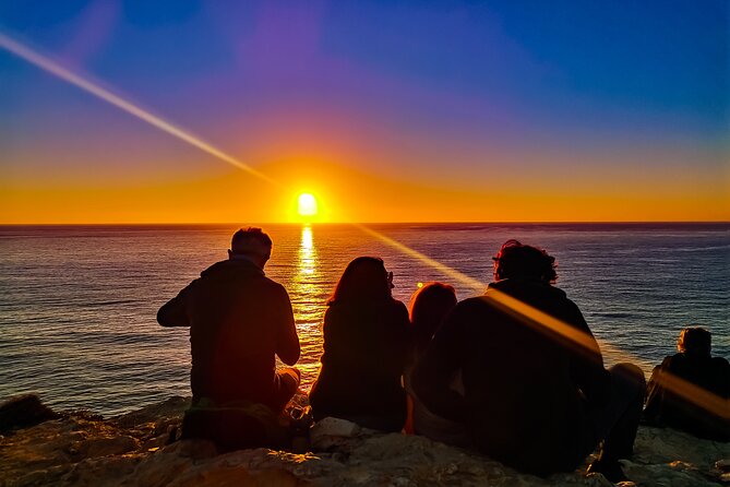 Private Sunset Tour - Stop 3: Mareta Beach viewpoint and the Fortress of Sagres in the distance