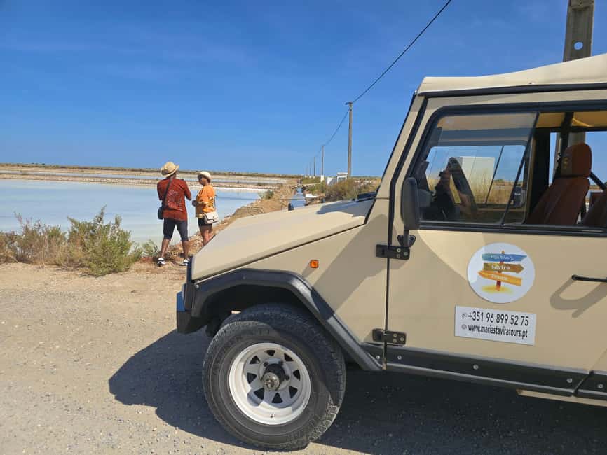 Private Tavira Jeep Tour - Salt Pans, Nature & Santa Luzia - Birdwatching stop: slow down, then let your eyes catch up