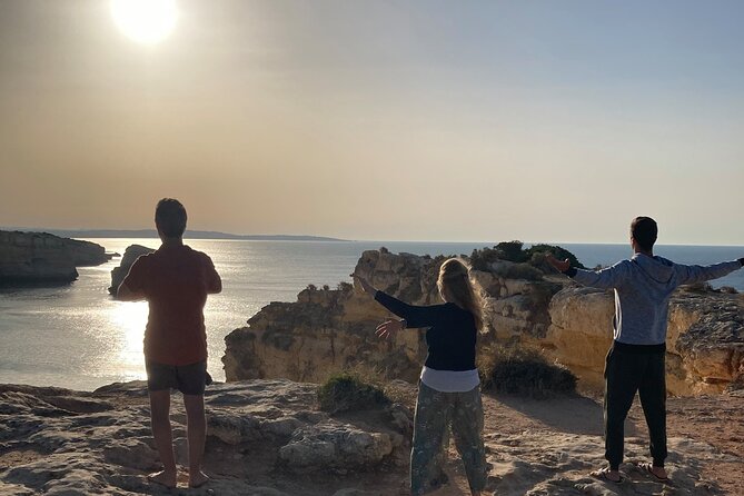 Qigong Experience at Marinha Beach Cliffs – Sunrise or Sunset - Led by Filipe: what that calm teaching style means