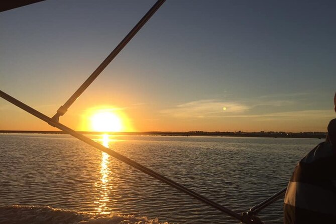 Ria Formosa & Ilhas: Sunset Boat Trip - The Ria Formosa sunset setup from Faro