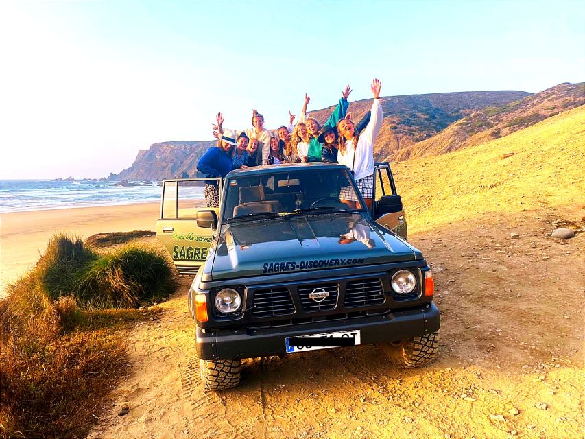 Sagres: Sagres Natural Park Sunset Tour by Jeep - Off-road secret beach time, plus the 140-meter cliff finale