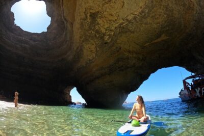 Small Group Paddleboard Experience in Benagil Cave with 4K Photos