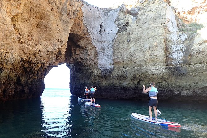 Sunrise SUP Caves Tour in Lagos – Small Group Experience - The swim requirement and beginner expectations at sunrise