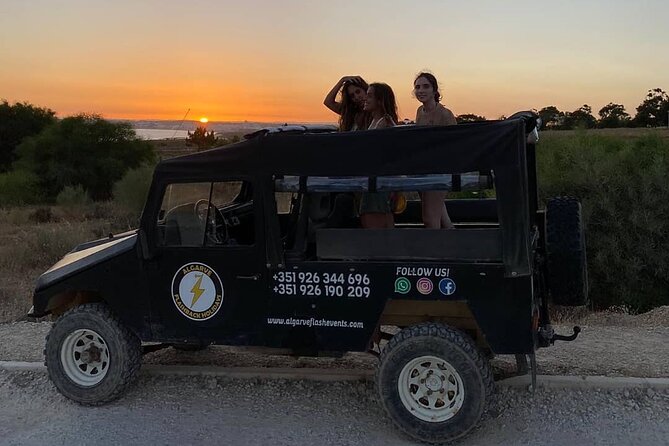 Sunset Beach Safari w/ Champagne & Chicken Piri Piri Dinner - Stop: Praia dos Salgados and its lake moment
