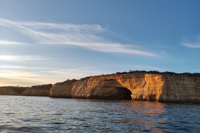 Sunset Benagil Caves Boat Tour from Armacao de Pera - Benagil Caves at golden hour: what you’ll notice first