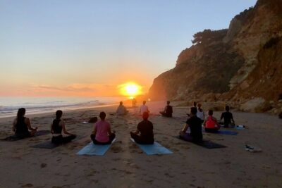 Sunset Yoga at Lagos’s beautiful beach by el Sol Lifestyle