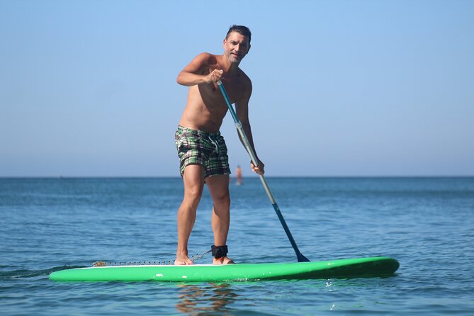 SUP - Stand Up Paddle Algarve Adventure - SUP at Armação de Pera, near Portimão, and why the location matters