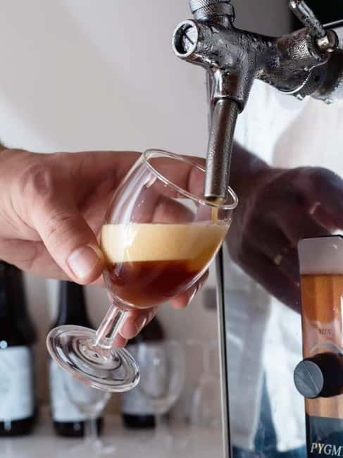 Tour of a craft brewery with tasting - The tasting of 5 on-site beers: how the lesson turns into flavors