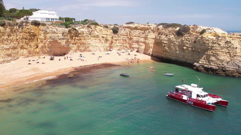 Vilamoura: Benagil Cave Boat Trip with Beach BBQ and Kayak - Dolphins: the magical bonus, not a promise