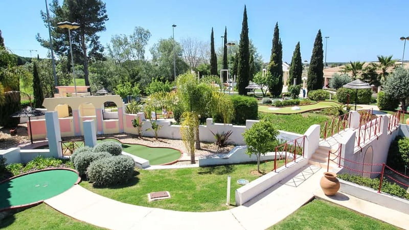 Vilamoura: Family Golf Park Game - What the mini-golf actually feels like, from Roman monuments to the volcano moment