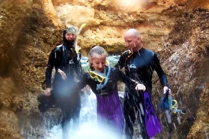 Visit Secret Caves, Hidden Beaches and Snorkel in Alvor, Portugal - Secret Caves With Sun Through the Openings