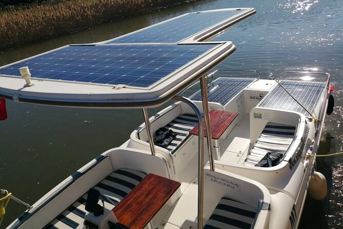 Visit Silves & Explore the Arade River | Eco-Friendly Solar Boat - Portimão river power points: bridges, iron architecture, and old industry