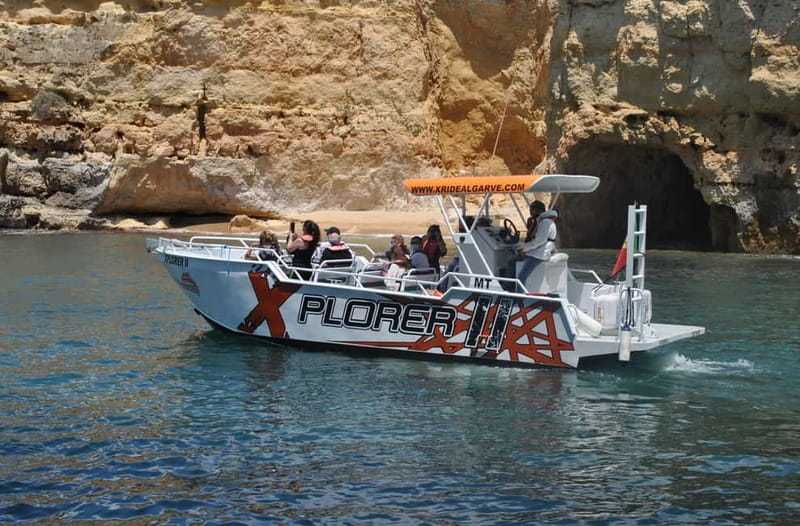 X Plorer – Caves (Benagil) & Dolphins Cruise - Safety Briefing and the Boat Feel You Want for Caves