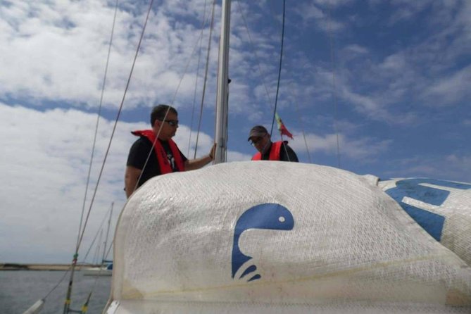 Your first experience Sailing - Private Trip in Ria Formosa - Meeting at Eme Lounge in Faro, then getting out fast
